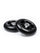 Plain Black Pair 2 x Wheels