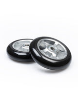 TBF Alloy Series Scooter Wheels - 5 Star (Plain Chrome Pair 2 x Wheels)