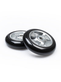 TBF Alloy Series Scooter Wheels - 5 Star (Plain Chrome Pair 2 x Wheels)