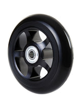 TBF Alloy Series Scooter Wheels - 5 Star (Plain Black Pair 2 x Wheels)