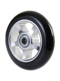 TBF Alloy Series Scooter Wheels - 5 Star (Plain Chrome Pair 2 x Wheels)