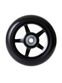 TBF Alloy Series Scooter Wheels - 5 Star (Plain Black Pair 2 x Wheels)