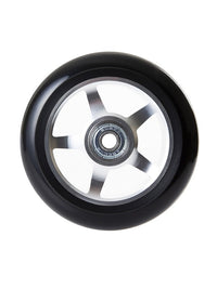 TBF Alloy Series Scooter Wheels - 5 Star (Plain Chrome Pair 2 x Wheels)