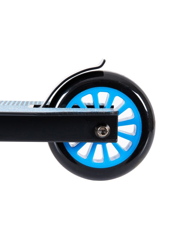 Two Bare Feet Aztec Stunt Scooter (Black/Blue)