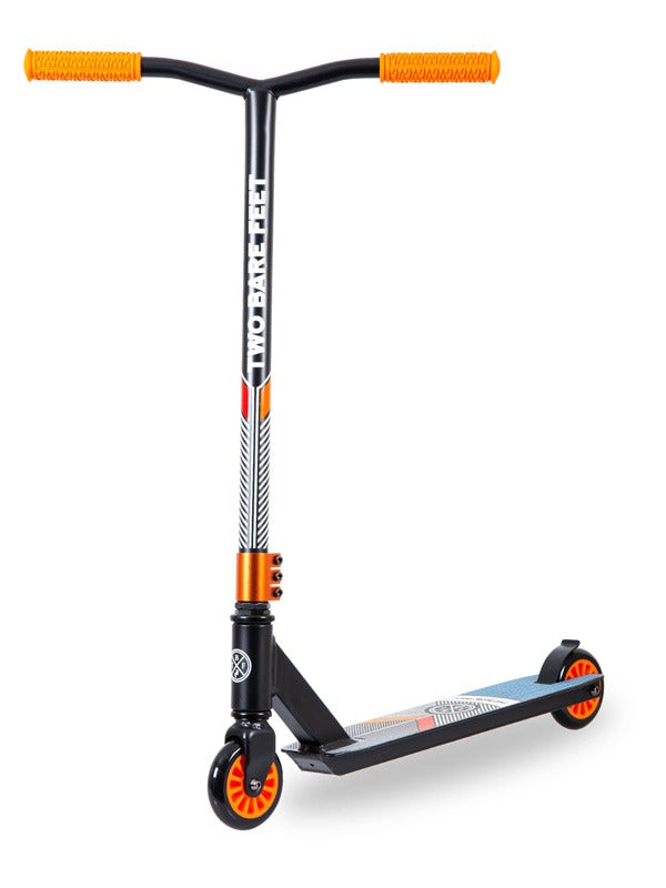 Two Bare Feet Aztec Stunt Scooter (Black/Orange)
