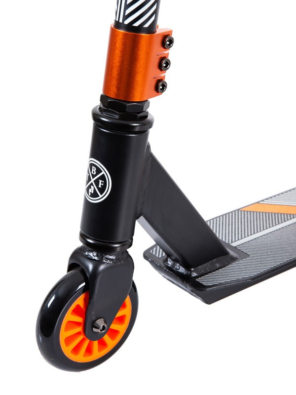 Two Bare Feet Aztec Stunt Scooter (Black/Orange)