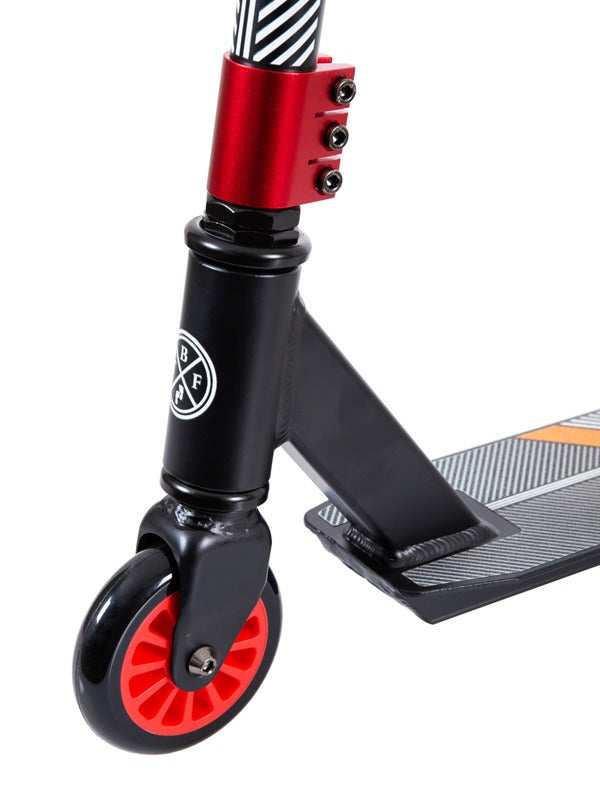 Two Bare Feet Aztec Stunt Scooter (Black/Red)