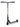 Two Bare Feet Wedge Stunt Scooter (Black)