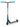 Two Bare Feet Wedge Stunt Scooter (Black/Blue)