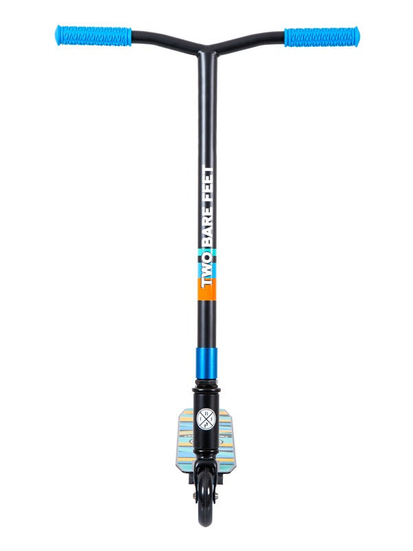 Two Bare Feet Wedge Stunt Scooter (Black/Blue)