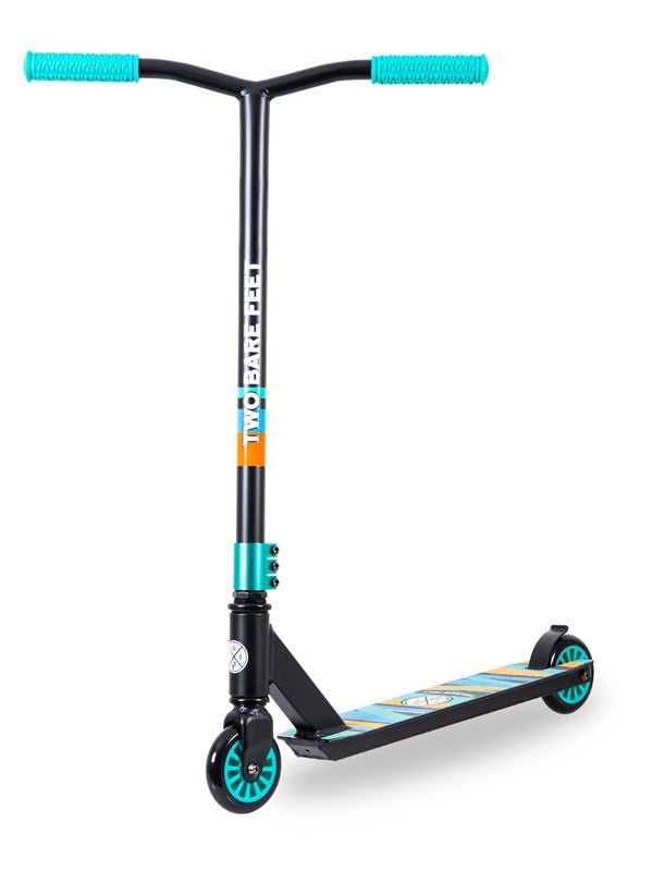 Two Bare Feet Wedge Stunt Scooter (Black/Mint)