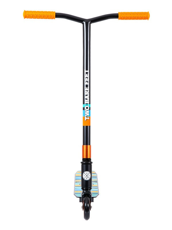 Two Bare Feet Wedge Stunt Scooter (Black/Orange)