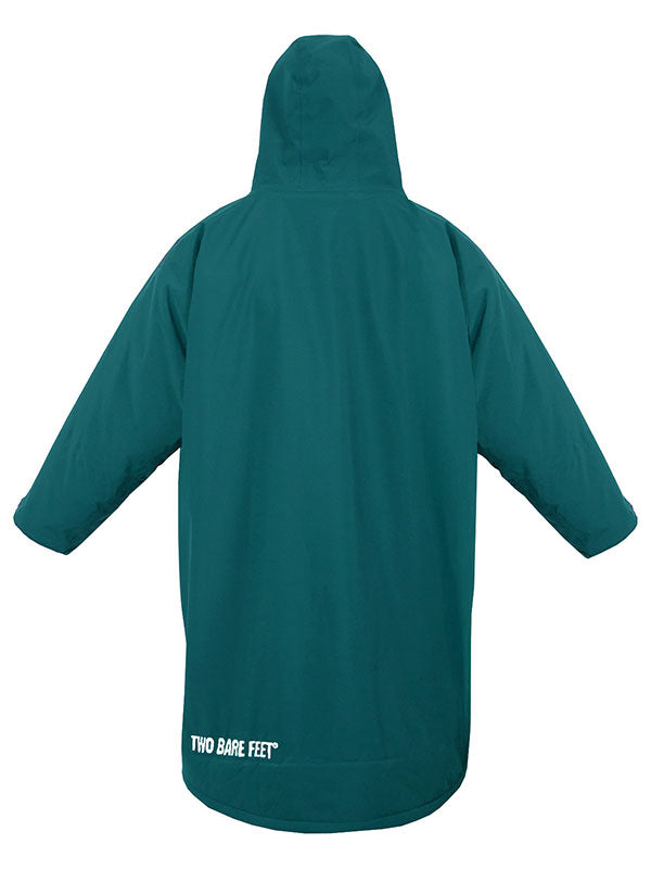 Two Bare Feet Kids Weatherproof Changing Robe with Changing Mat (Sea Green/Black)