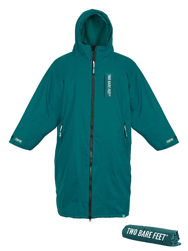 Two Bare Feet Kids Weatherproof Changing Robe with Changing Mat (Sea Green/Sea Green)
