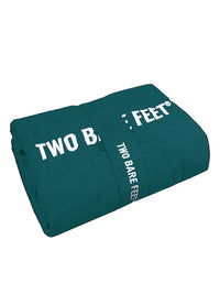 XL Sherpa Lined Waterproof Beach Travel Blanket (Sea Green/Grey)