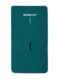 Sherpa Lined Waterproof Beach Travel Blanket (Sea Green/Grey)
