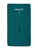 Sherpa Lined Waterproof Beach Travel Blanket (Sea Green/Raspberry)