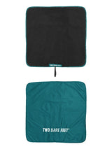 Two Bare Feet Kids Weatherproof Changing Robe with Changing Mat (Sea Green/Black)