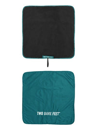 Two Bare Feet Kids Weatherproof Changing Robe with Changing Mat (Sea Green/Black)