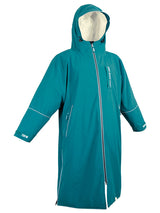 Two Bare Feet Hi-Vis Waterproof Lightweight Riding Robe (Sea Green/Cream)
