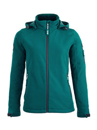Womens Softshell Waterproof Jacket (Sea Green)