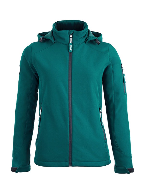 Womens Softshell Waterproof Jacket (Sea Green)