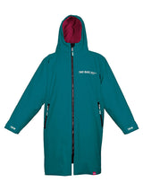 Kids Core Waterproof Changing Robe (Sea Green/Raspberry)