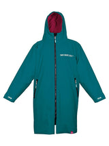 Kids Core Waterproof Changing Robe (Sea Green/Raspberry)