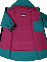 Kids Core Waterproof Changing Robe (Sea Green/Raspberry)