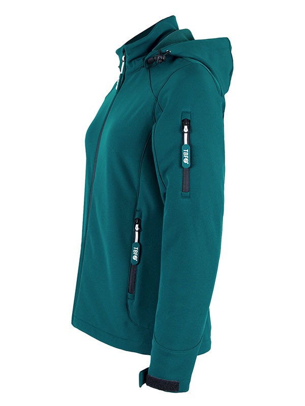 Womens Softshell Waterproof Jacket (Sea Green)