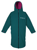 Elemental Waterproof Lightweight Slimline Changing Robe (Sea Green/Raspberry)