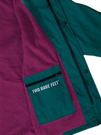Elemental Waterproof Lightweight Jacket (Sea Green/Raspberry)