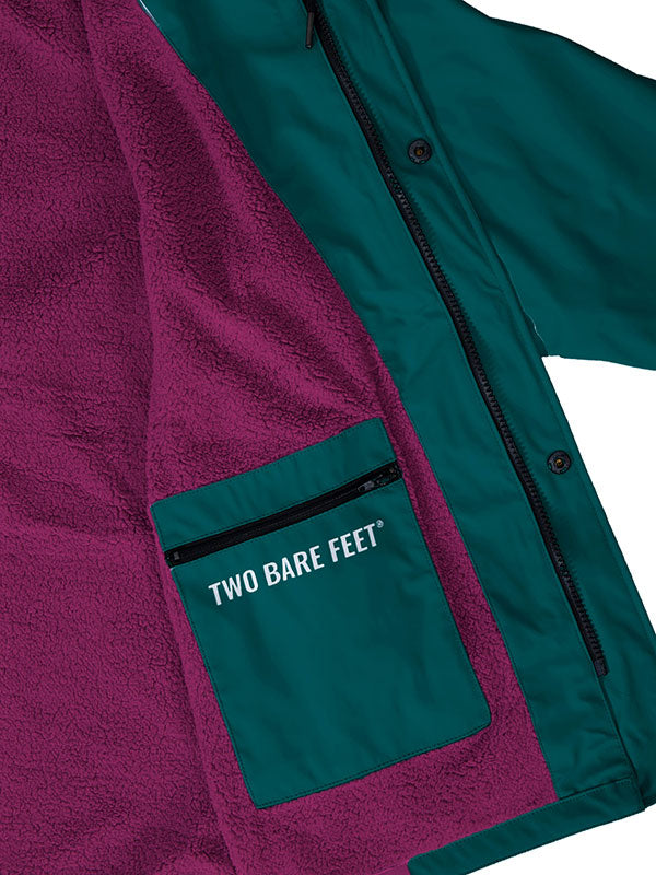 Elemental Waterproof Lightweight Jacket (Sea Green/Raspberry)