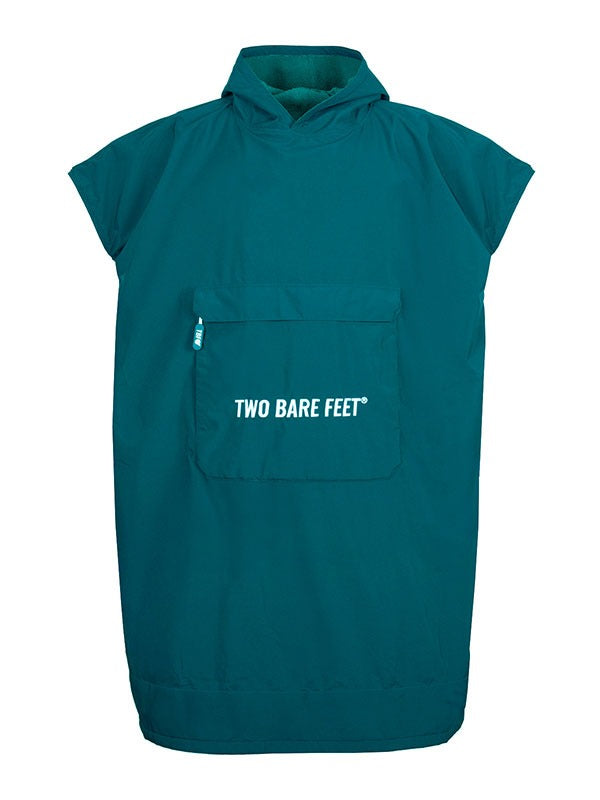 Waterproof Hooded Sleeveless Poncho Changing Robe (Sea Green/Sea Green)