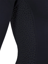 Two Bare Feet Silicone Print Series 2mm Superstretch Womens One Piece (Black)