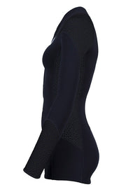 Two Bare Feet Silicone Print Series 2mm Superstretch Womens One Piece (Black)
