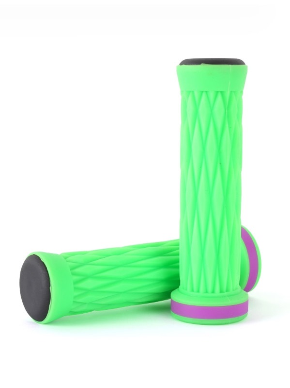 TBF Ultra Series Silicone Handlebar Grips Pair (Neon Green)