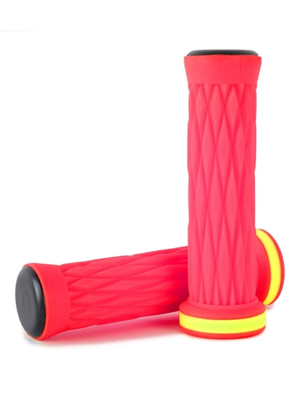 TBF Ultra Series Silicone Handlebar Grips Pair (Neon Pink)