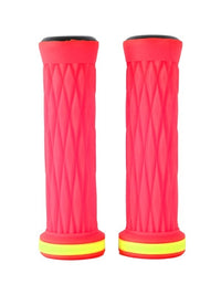 TBF Ultra Series Silicone Handlebar Grips Pair (Neon Pink)