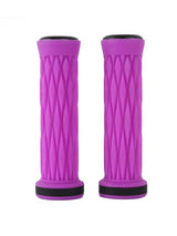 TBF Ultra Series Silicone Handlebar Grips Pair (Neon Purple)
