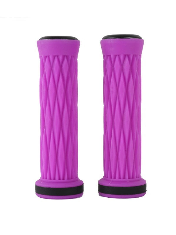 TBF Ultra Series Silicone Handlebar Grips Pair (Neon Purple)