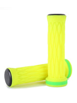 TBF Ultra Series Silicone Handlebar Grips Pair (Neon Yellow)