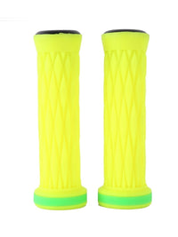 TBF Ultra Series Silicone Handlebar Grips Pair (Neon Yellow)