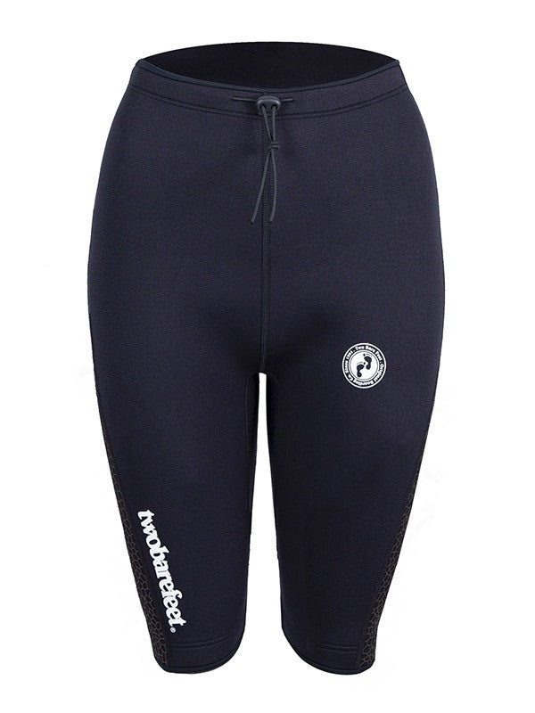 Two Bare Feet Womens Silicone Print Series 2.5mm Neoprene Wetsuit Shorts (Black)