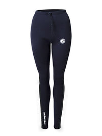 Two Bare Feet Womens Silicone Print Series 2.5mm Wetsuit Jacket & Pants Set (Black)