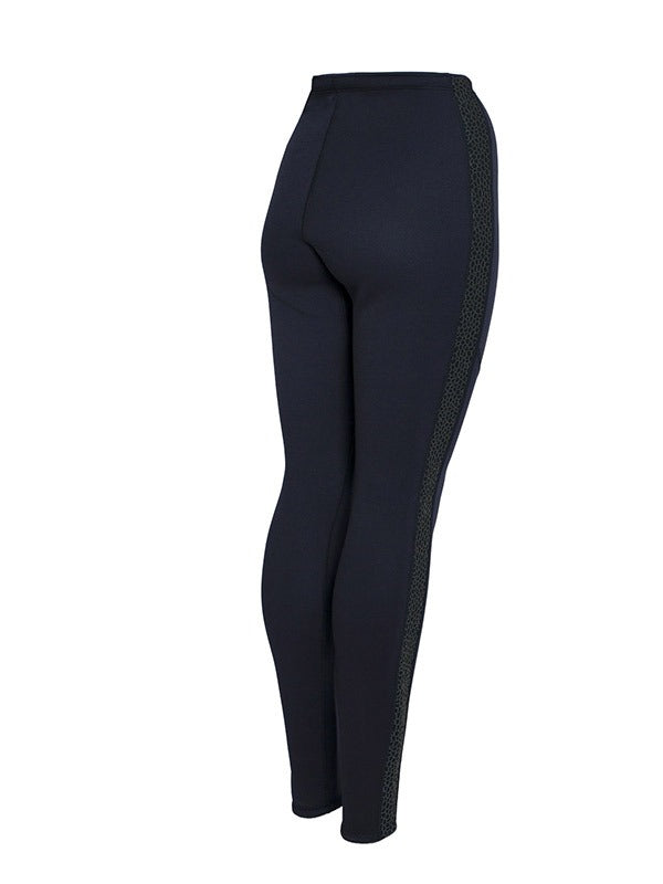 Two Bare Feet Womens Silicone Print Series 2.5mm Neoprene Wetsuit Pants (Black)