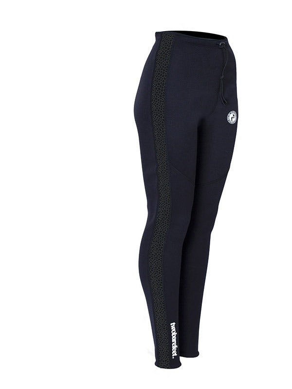 Two Bare Feet Womens Silicone Print Series 2.5mm Neoprene Wetsuit Pants (Black)