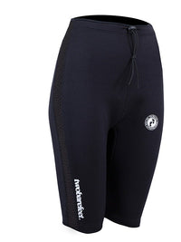 Two Bare Feet Womens Silicone Print Series 2.5mm Neoprene Wetsuit Shorts (Black)