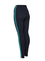 Two Bare Feet Womens Silicone Print Series 2.5mm Neoprene Wetsuit Pants (Black/Mint)