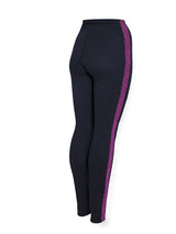 Two Bare Feet Womens Silicone Print Series 2.5mm Neoprene Wetsuit Pants (Black/Raspberry)